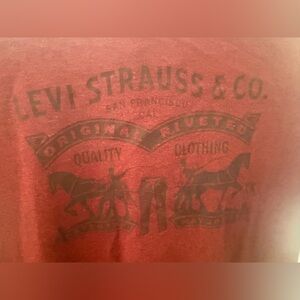 Levi's Men's Red Shirt EUC Small
